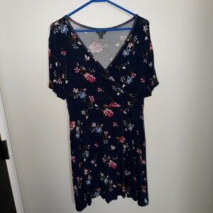 41 Hawthorn Navy Floral Mini Dress